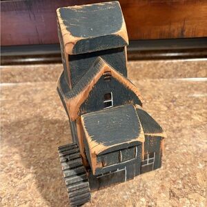 Rustic Cedar Wooden Gristmill Decor